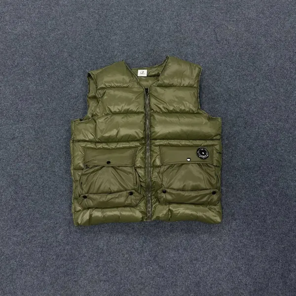 CP Company Goggle Pocket Vest Gray Outerwear - 14
