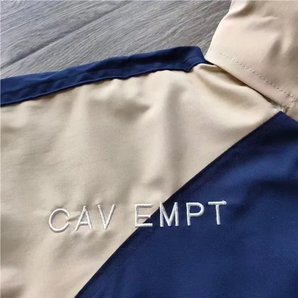 Nike x Cav Empt Windbreaker Navy and Beige Jacket - 5
