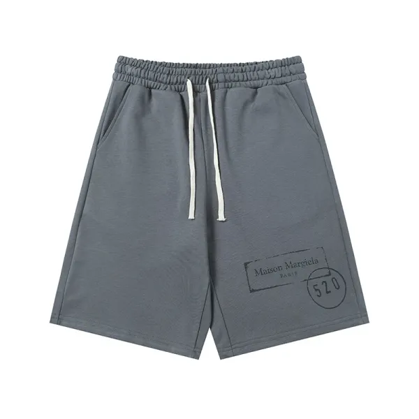 Maison Margiela 520 Logo Shorts Gray - 1