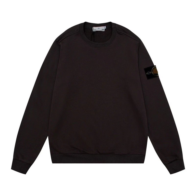 Solid Color Badge Long Sleeve Hoodie photo 6