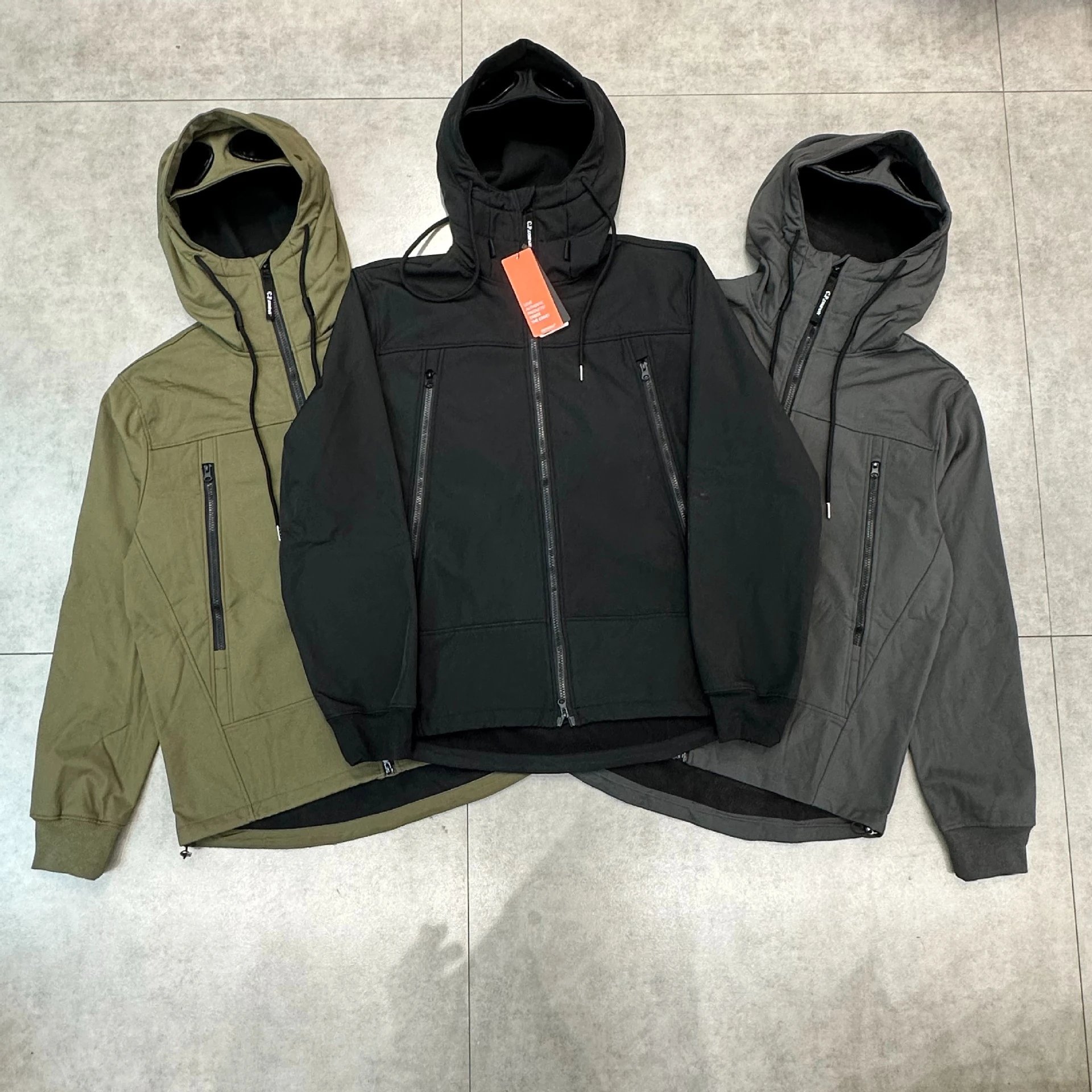 C.P. Company Jackets Hooded Goggle Zip-Up Jacket image 1