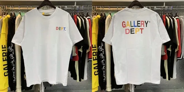 Gallery Dept x P51D Studio Black Abstract Print T-Shirt - 5