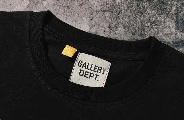 Gallery Dept x P51D Studio Black Abstract Print T-Shirt - 7