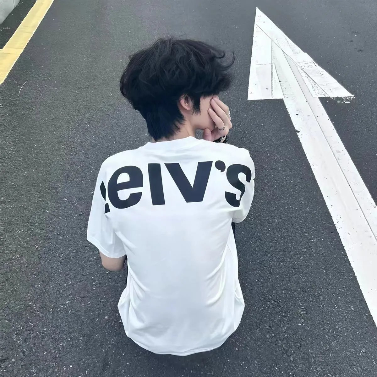 Logo Print Casual Cotton T-Shirt photo 7