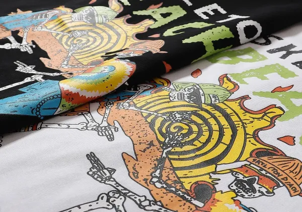 Gallery Dept x P51D Studio Black Abstract Print T-Shirt - 9