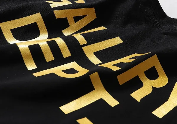Gallery Dept x P51D Studio Black Abstract Print T-Shirt - 8