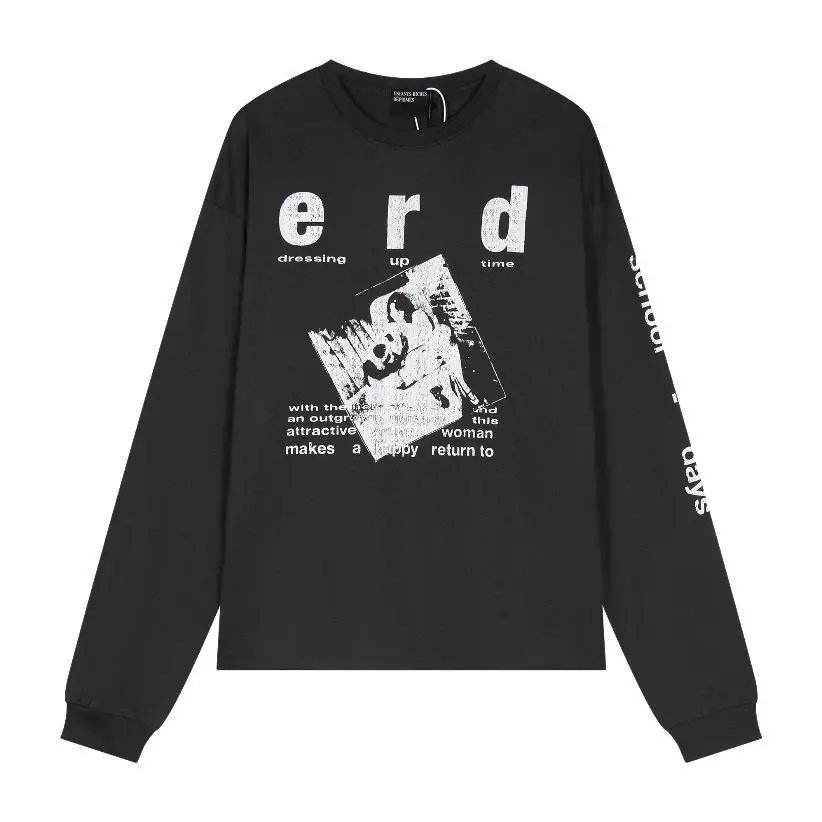 Enfants Riches Déprimés Graphic Print Black White Beige Vintage Streetwear T-Shirt
