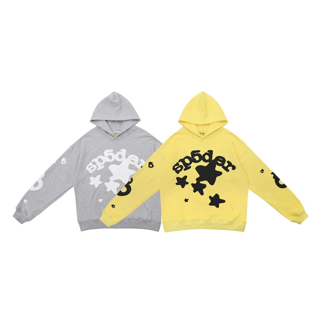 Sp5der Hoodies & Sweatshirts Spiderweb Graphic Hoodie product detail image 9