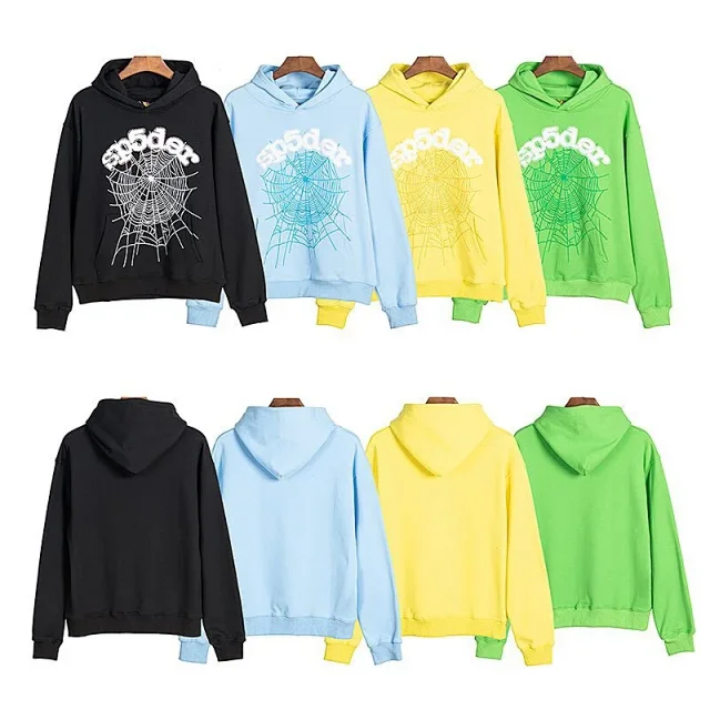 Sp5der Hoodies & Sweatshirts Spiderweb Graphic Hoodie product detail image 4