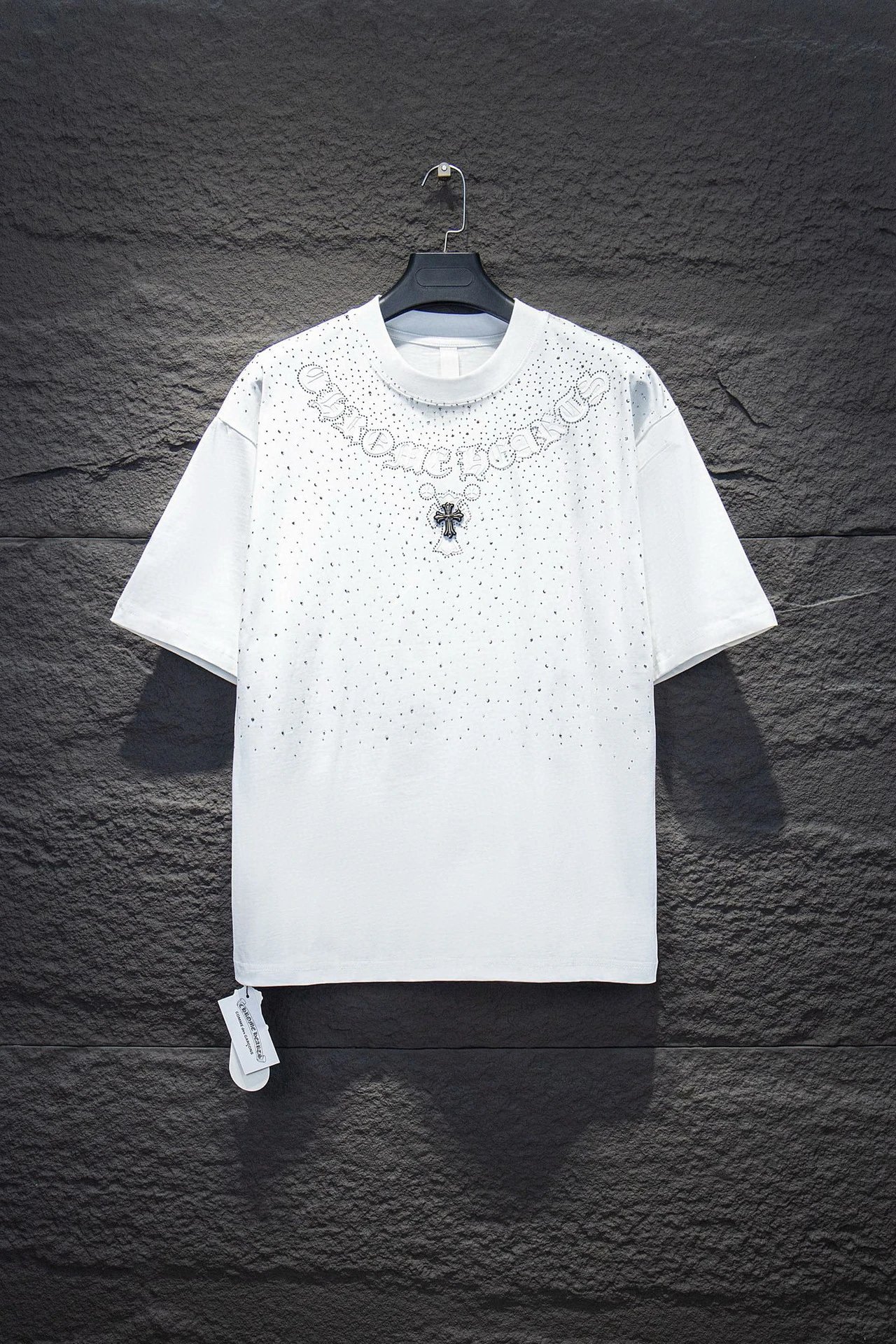 Chrome Hearts T-Shirts Short-Sleeve Graphic Print T-Shirt — 7247 white