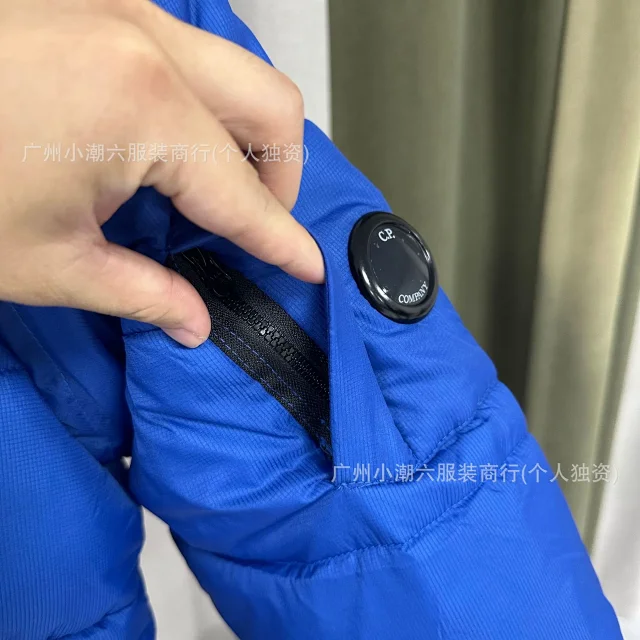 C.P. Company Jackets Hooded quilted padded jacket with sleeve lens detail product detail image 22