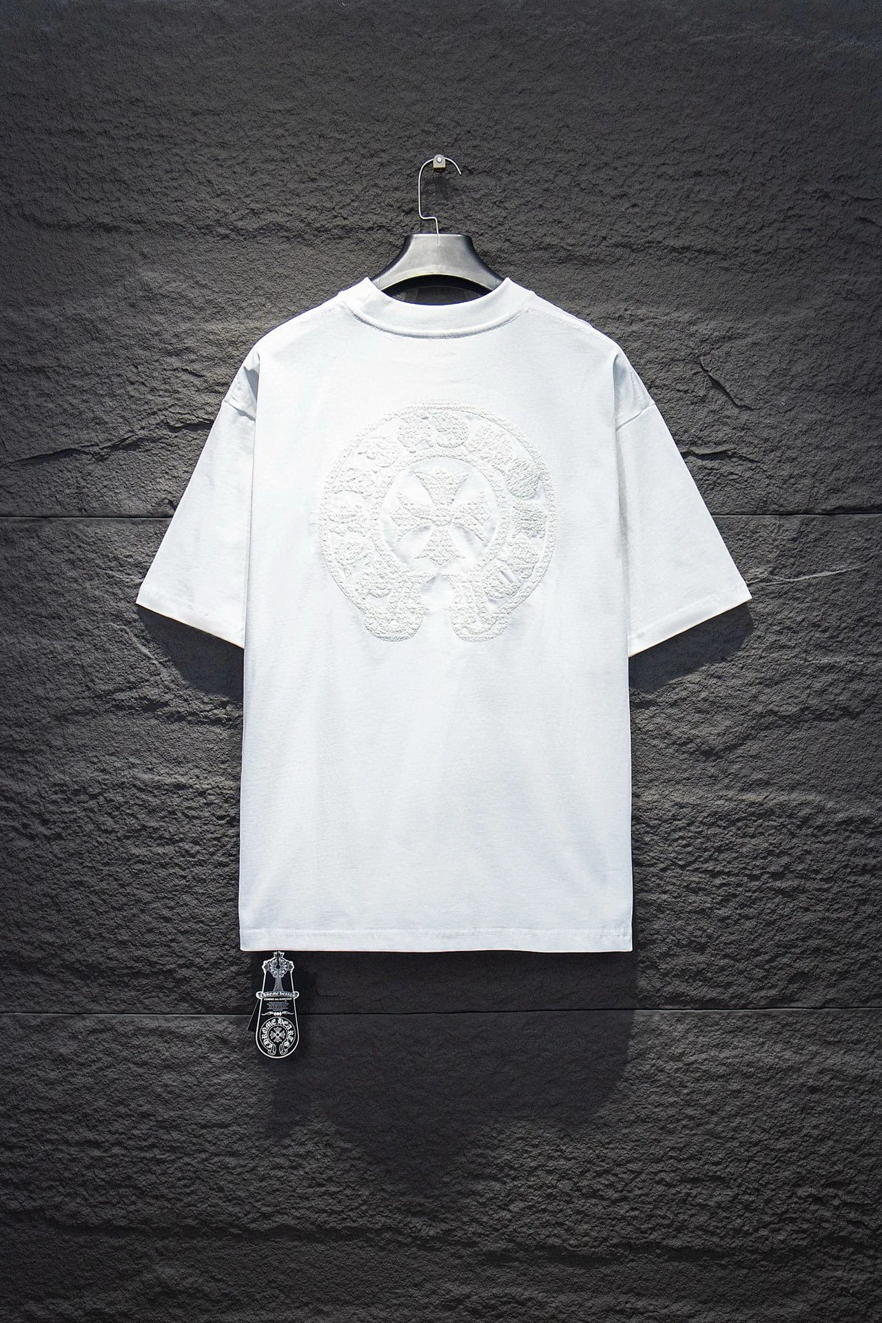 Chrome Hearts T-Shirts Short-Sleeve Graphic Print T-Shirt — 7244 white