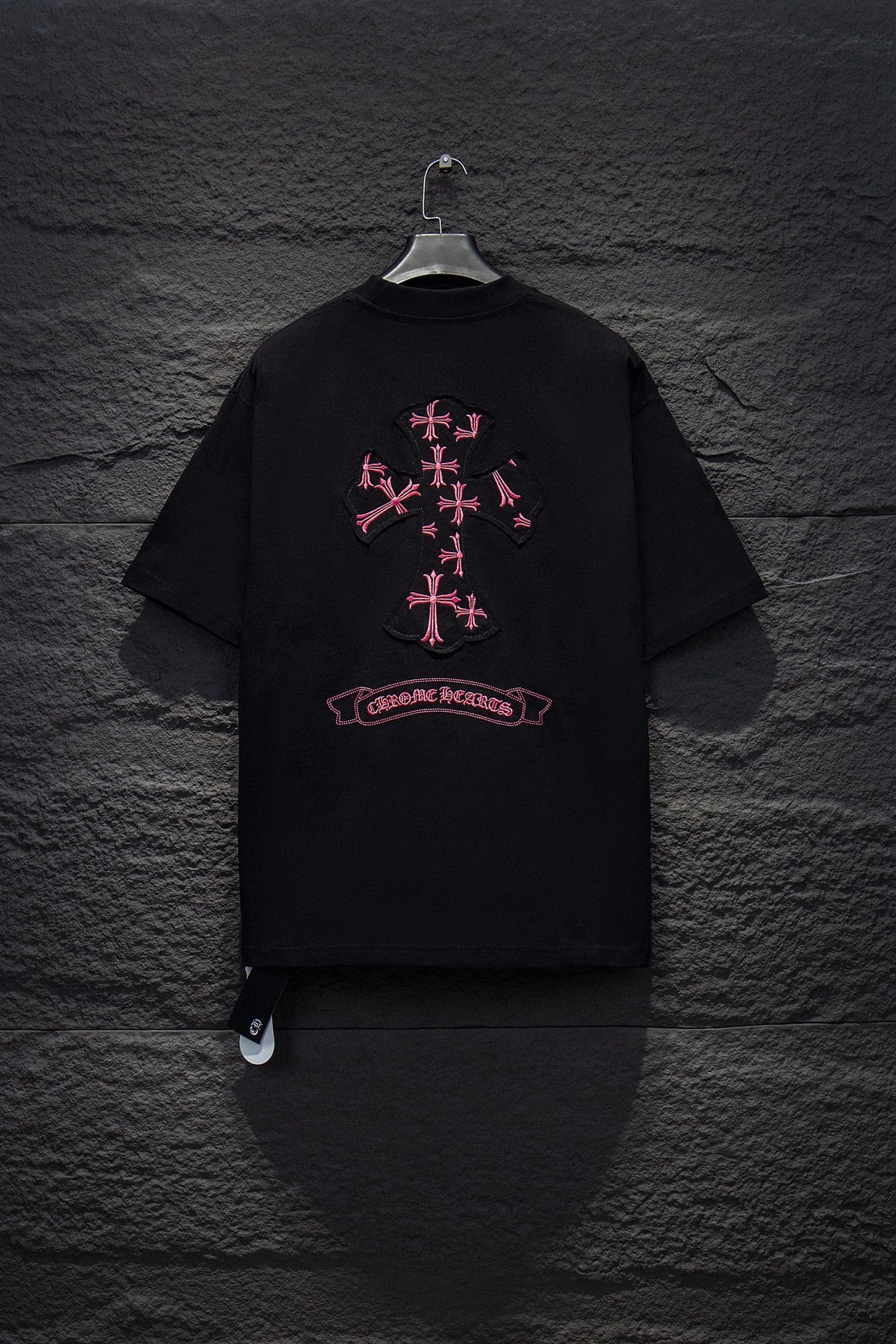 Chrome Hearts T-Shirts Short-Sleeve Graphic Print T-Shirt — 7243 black