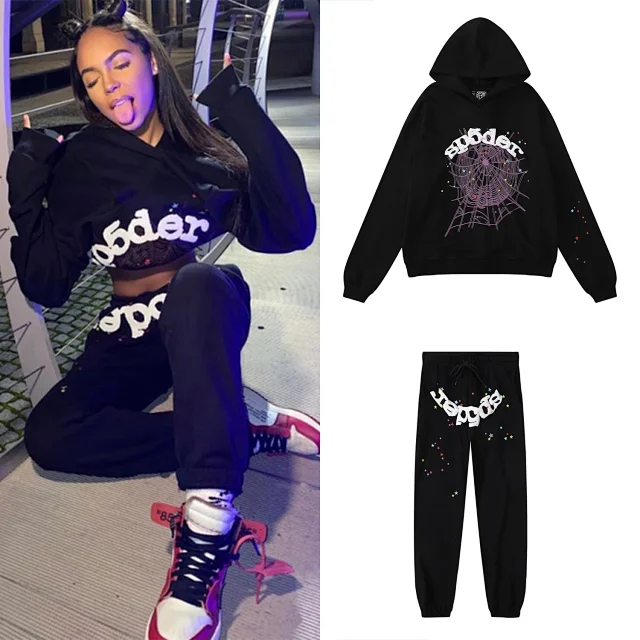 Sp5der Hoodies & Sweatshirts Spiderweb Graphic Hoodie product detail image 19