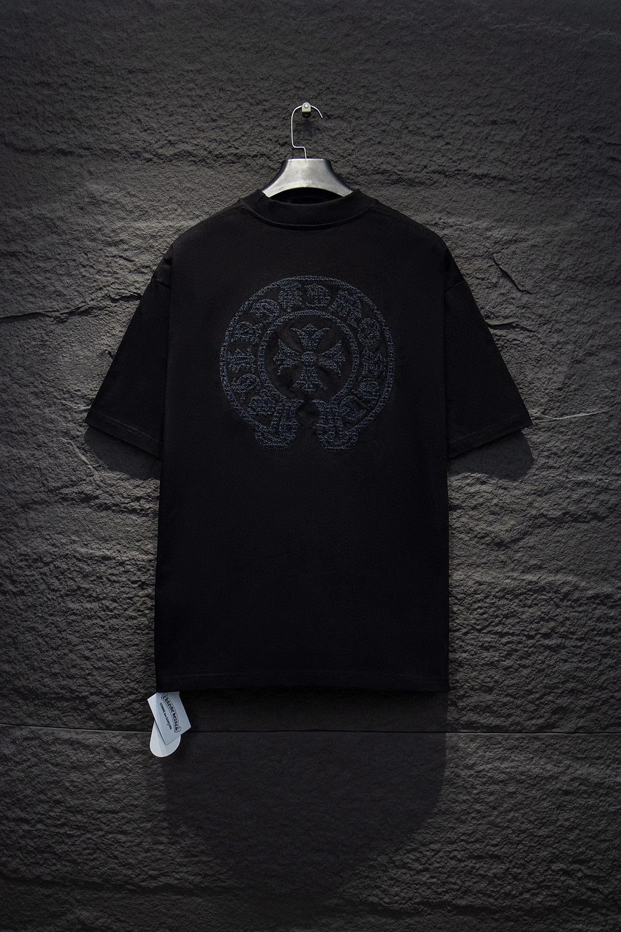 Chrome Hearts T-Shirts Short-Sleeve Graphic Print T-Shirt — 7244 black