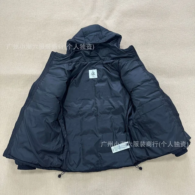 C.P. Company Jackets Hooded quilted padded jacket with sleeve lens detail product detail image 15