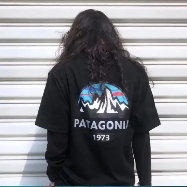 Patagonia P-6 Logo Responsibili-Tee Black T-Shirt - 1