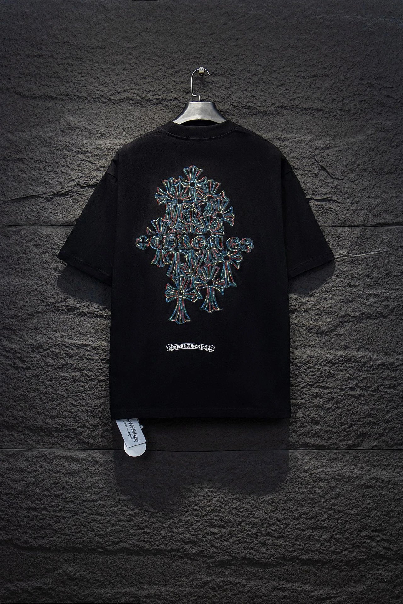 Chrome Hearts T-Shirts Short-Sleeve Graphic Print T-Shirt — 7251 black