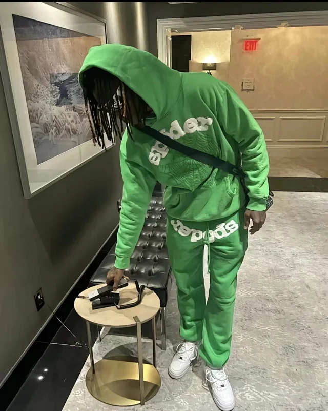 Sp5der Hoodies & Sweatshirts Spiderweb Graphic Hoodie product detail image 27