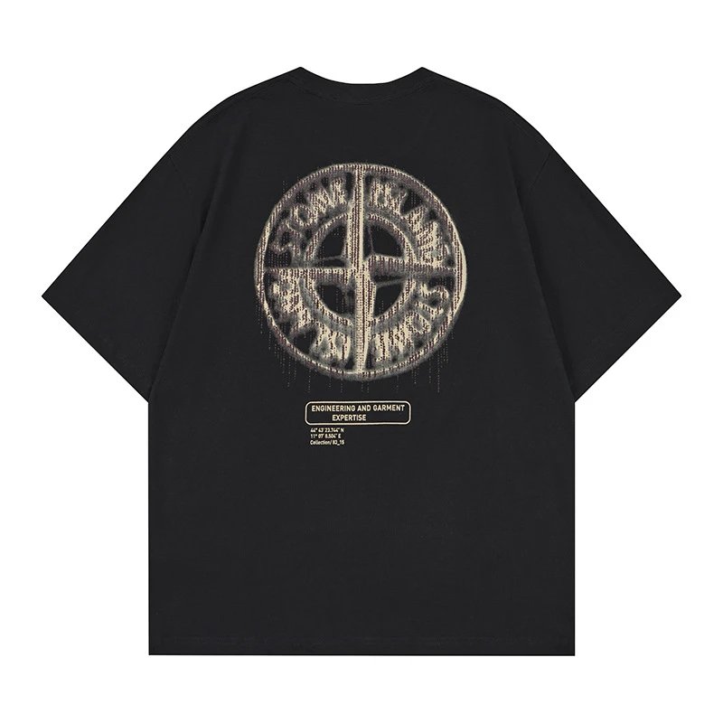 Printed Cross Star Cotton T-Shirt photo 2