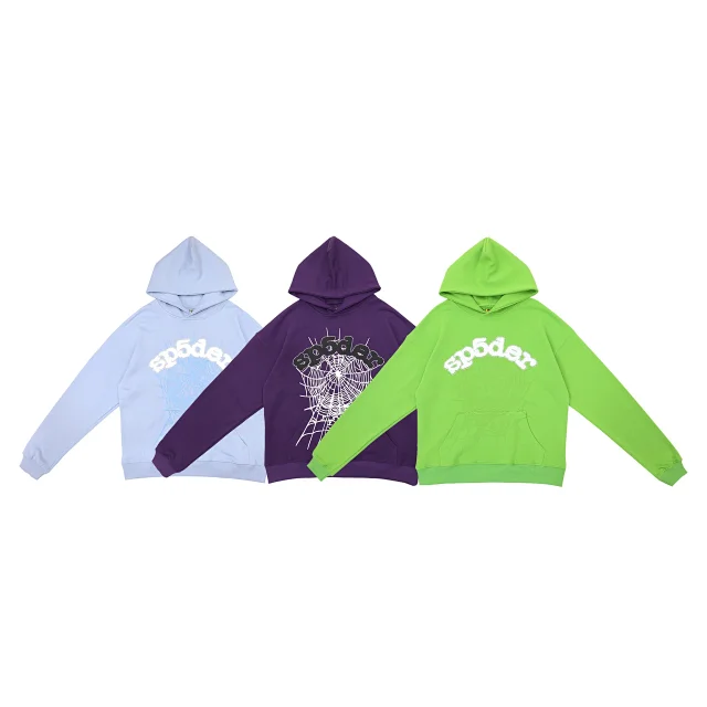 Sp5der Hoodies & Sweatshirts Spiderweb Graphic Hoodie product detail image 7