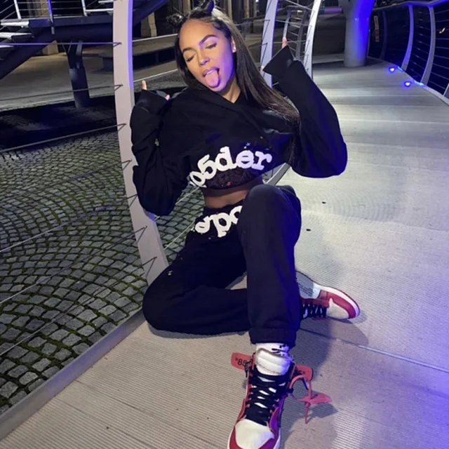 Sp5der Hoodies & Sweatshirts Spiderweb Graphic Hoodie product detail image 33