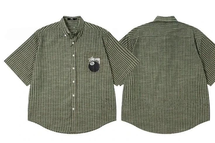 Printed Collar Short Sleeve Shirt photo 8