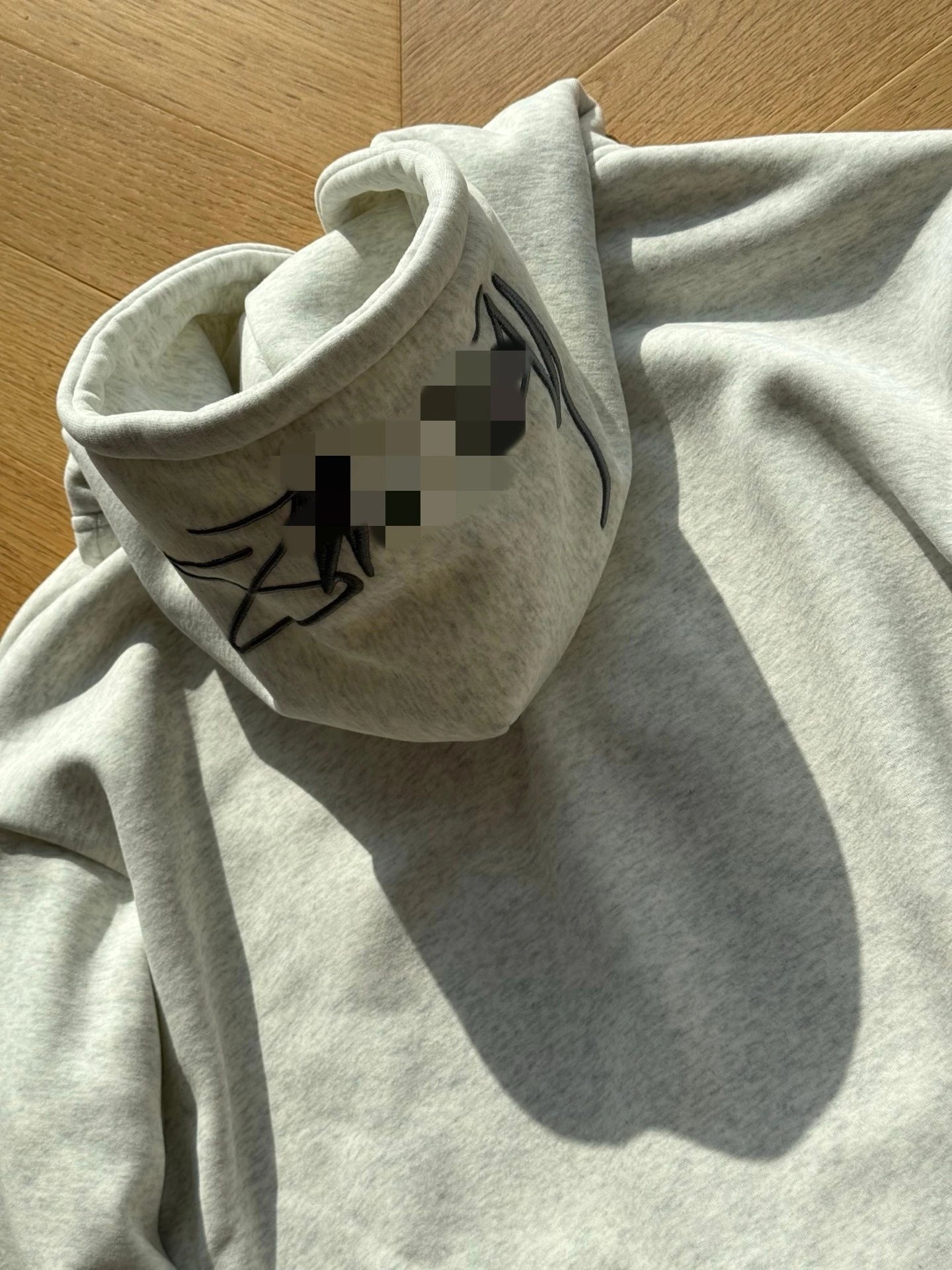 Embroidered Lined Hoodie photo 7