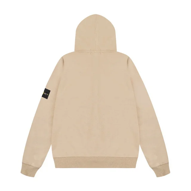 Stone Island Hoodies & Sweatshirts Zip-Up Hooded Sweatshirt with Sleeve Badge product detail image 12