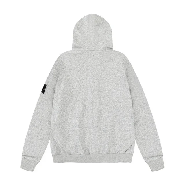 Stone Island Hoodies & Sweatshirts Zip-Up Hooded Sweatshirt with Sleeve Badge product detail image 20