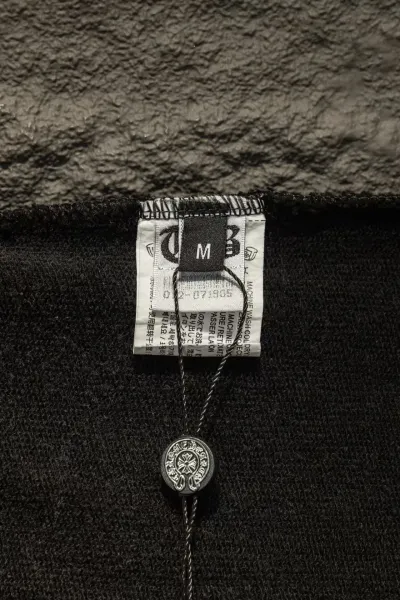 Chrome Hearts Cross Logo Embroidered Black Hoodie - 11