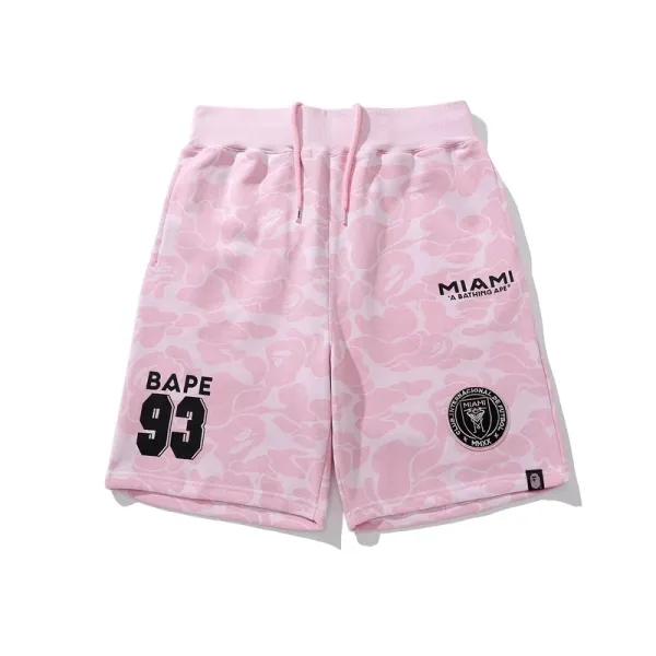 A Bathing Ape x Inter Miami CF 93 Camo Shorts White - 26