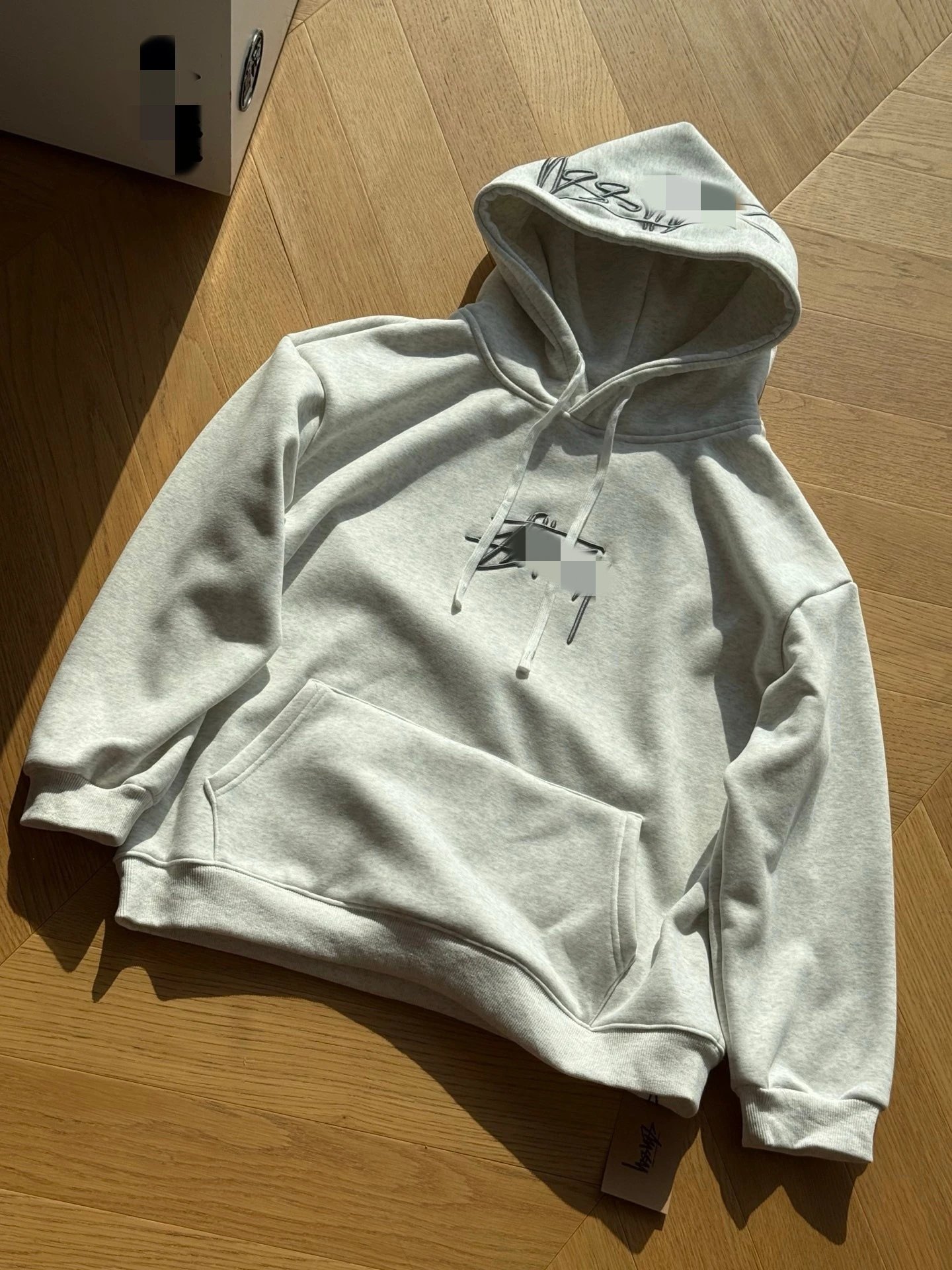 Embroidered Lined Hoodie photo 2