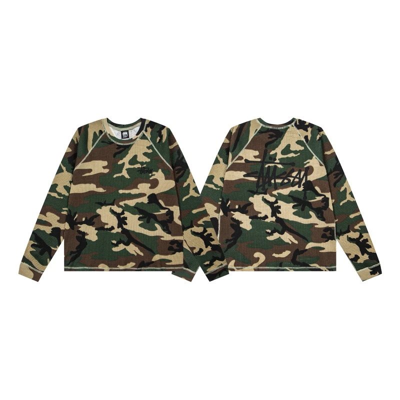 Waffle Knit Shirt with Drop Shoulder Sleeves photo 6