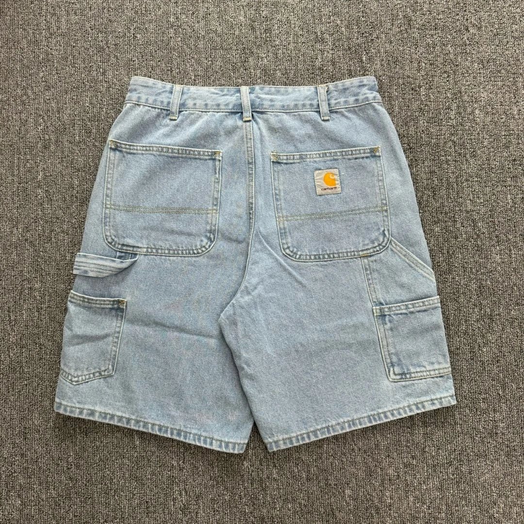 Black Cargo Denim Shorts photo 4