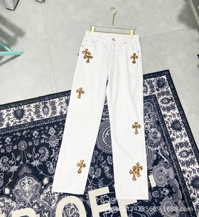 Unbranded Jeans Loose-Fit Cross Appliqué product detail image 41