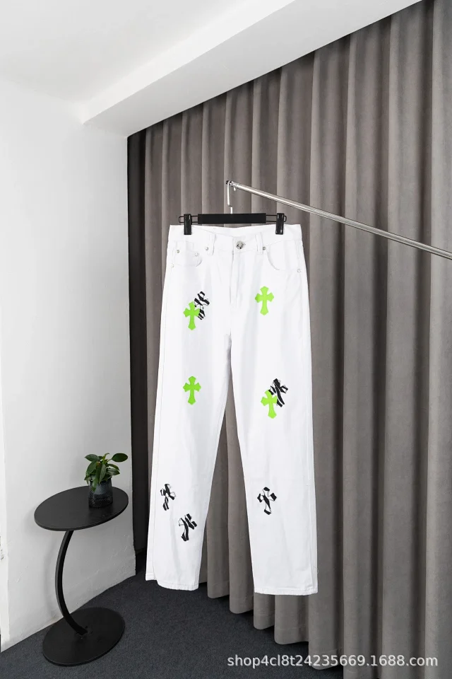 Unbranded Jeans Loose-Fit Cross Appliqué product detail image 42