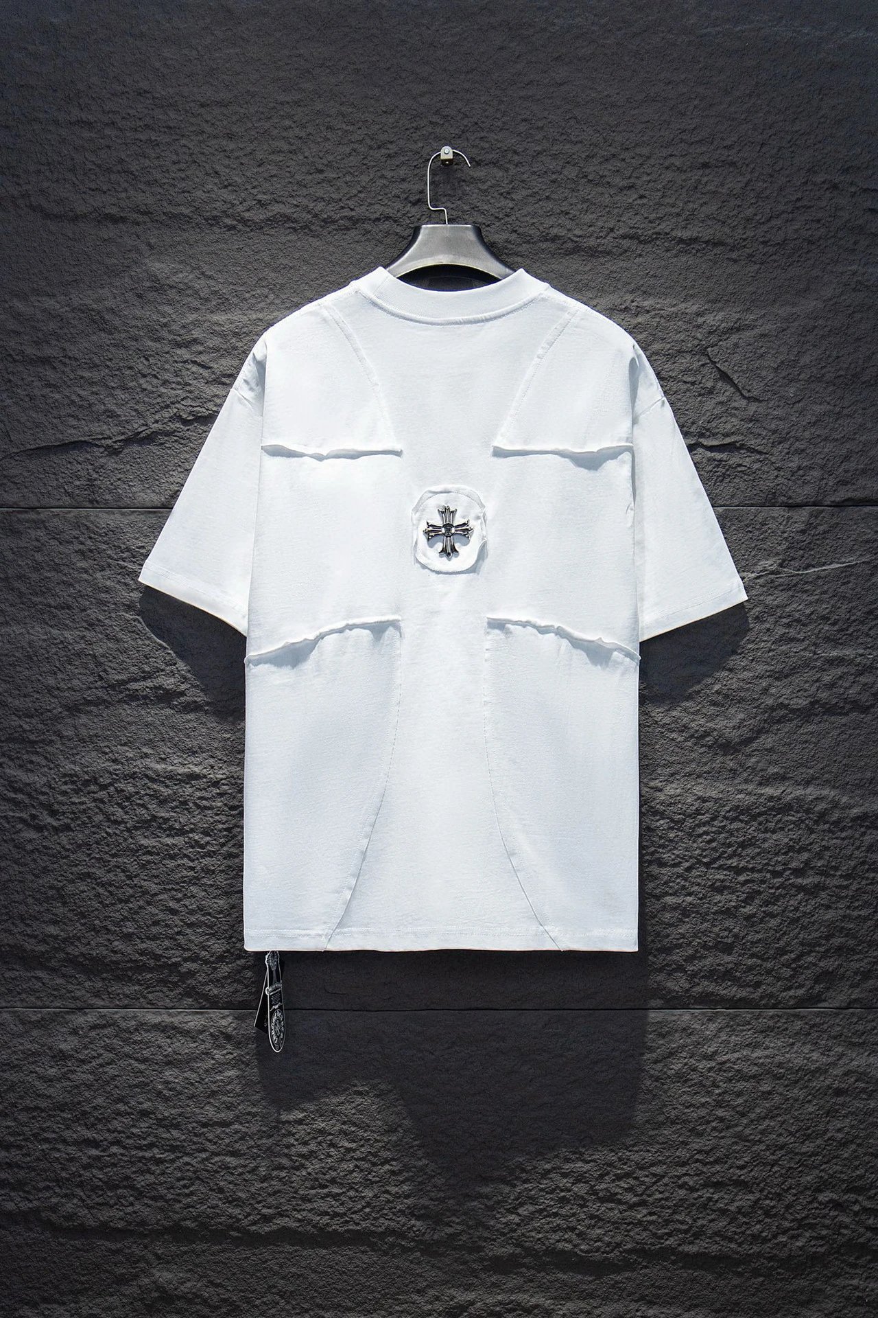 Chrome Hearts T-Shirts Short-Sleeve Graphic Print T-Shirt — 7246 white