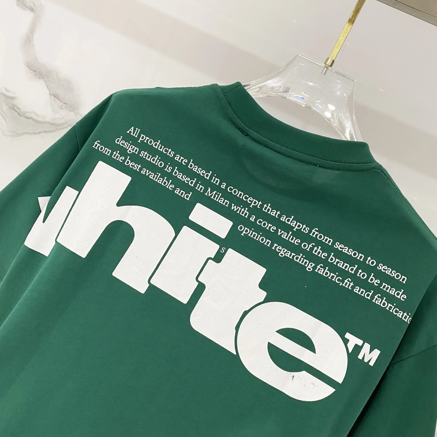 OW Large Letter Graphic T-Shirt photo 8