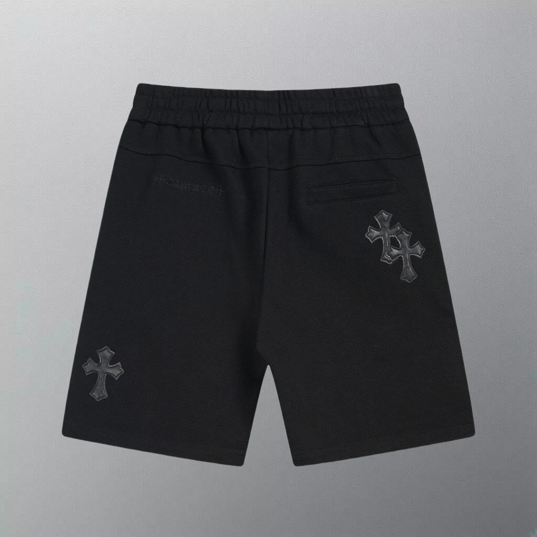 Grey Heather Sweatshorts With Zip Pockets And Embroidered Logo
