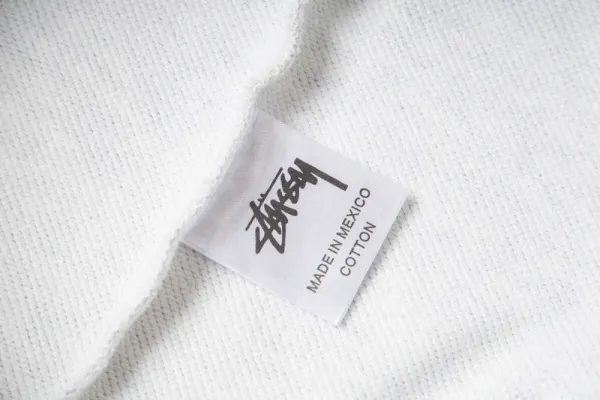Stüssy Long Sleeve Polo White - 5