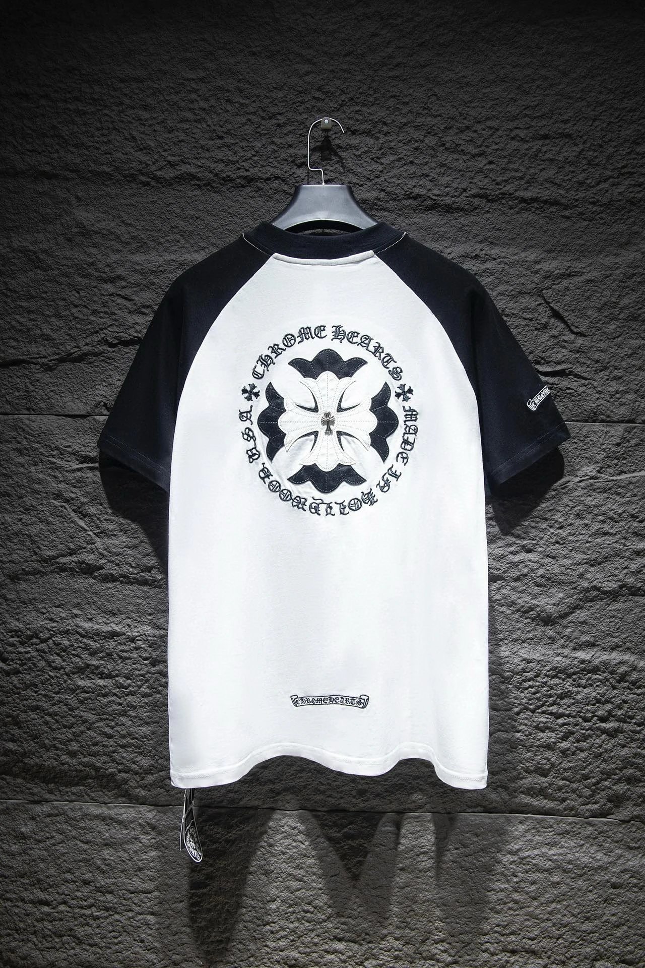 Chrome Hearts T-Shirts Short-Sleeve Graphic Print T-Shirt — 7013 white