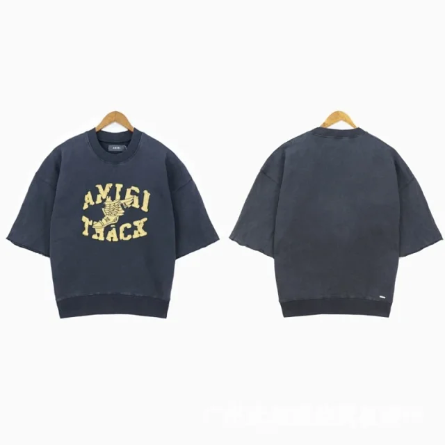 AMIRI Shorts Drawstring gradient logo-print product detail image 22