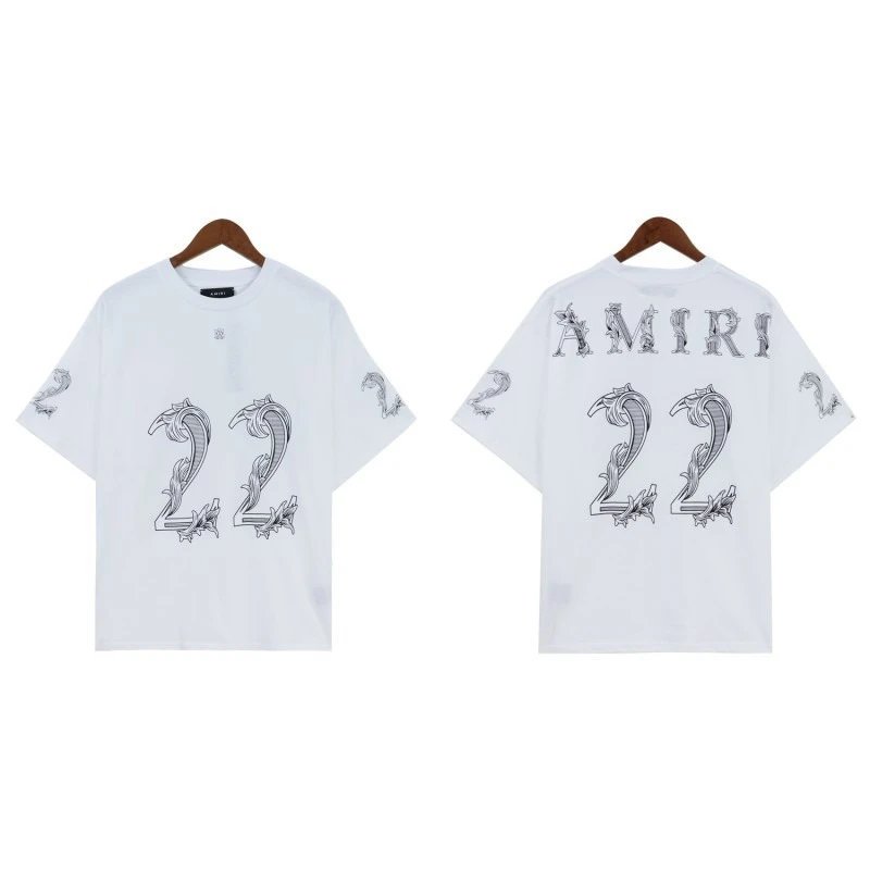 AMIRI Shorts Drawstring gradient logo-print image 2
