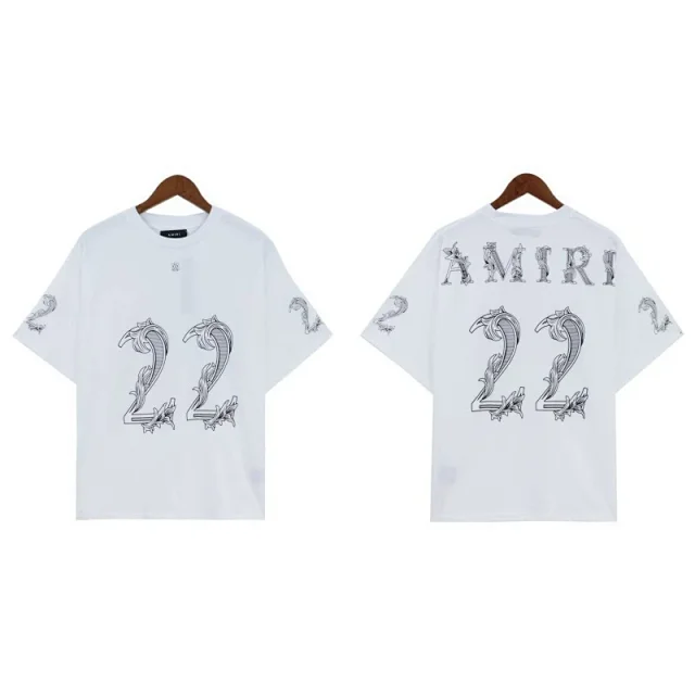 AMIRI Shorts Drawstring gradient logo-print product detail image 13