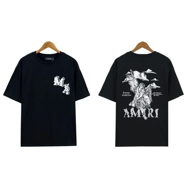 AMIRI Shorts Drawstring gradient logo-print product detail image 8