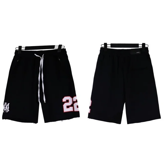 AMIRI Shorts Drawstring gradient logo-print product detail image 33