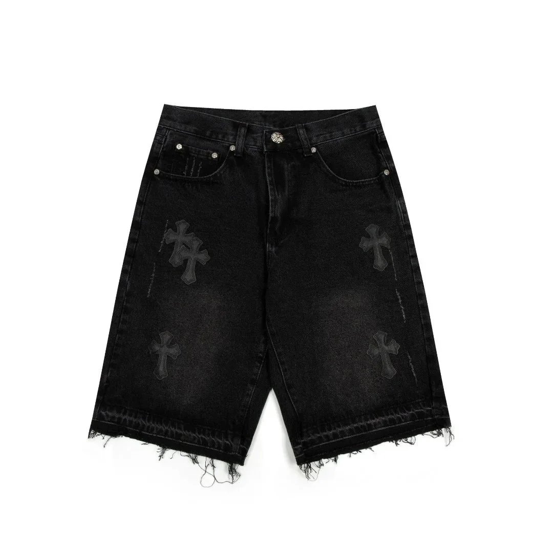 Denim Five-Quarter Shorts photo 8
