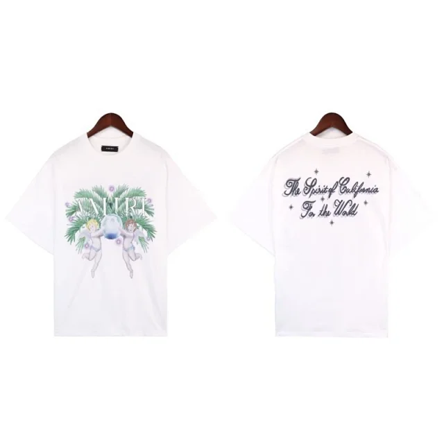 AMIRI Shorts Drawstring gradient logo-print product detail image 19