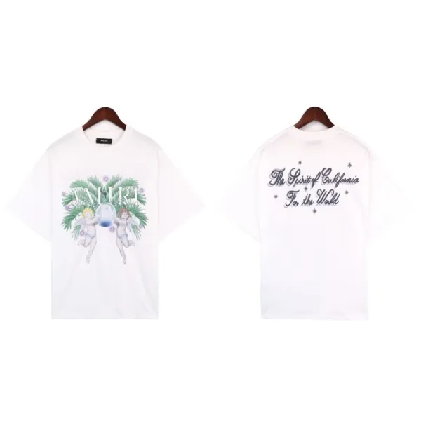 Amiri Script Logo Washed Black T-Shirt - 20